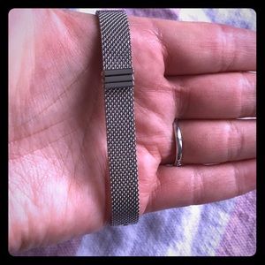 KEEP Collective Silver Mesh Bracelet